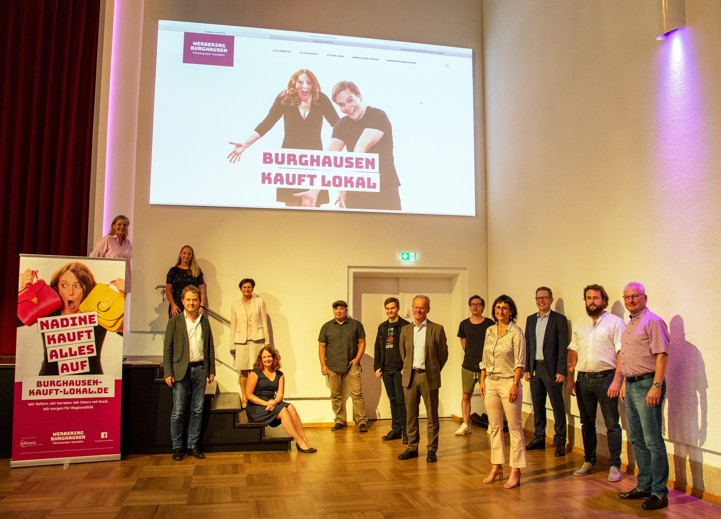 Pressekonferenz zu Burghausen kauft Lokal