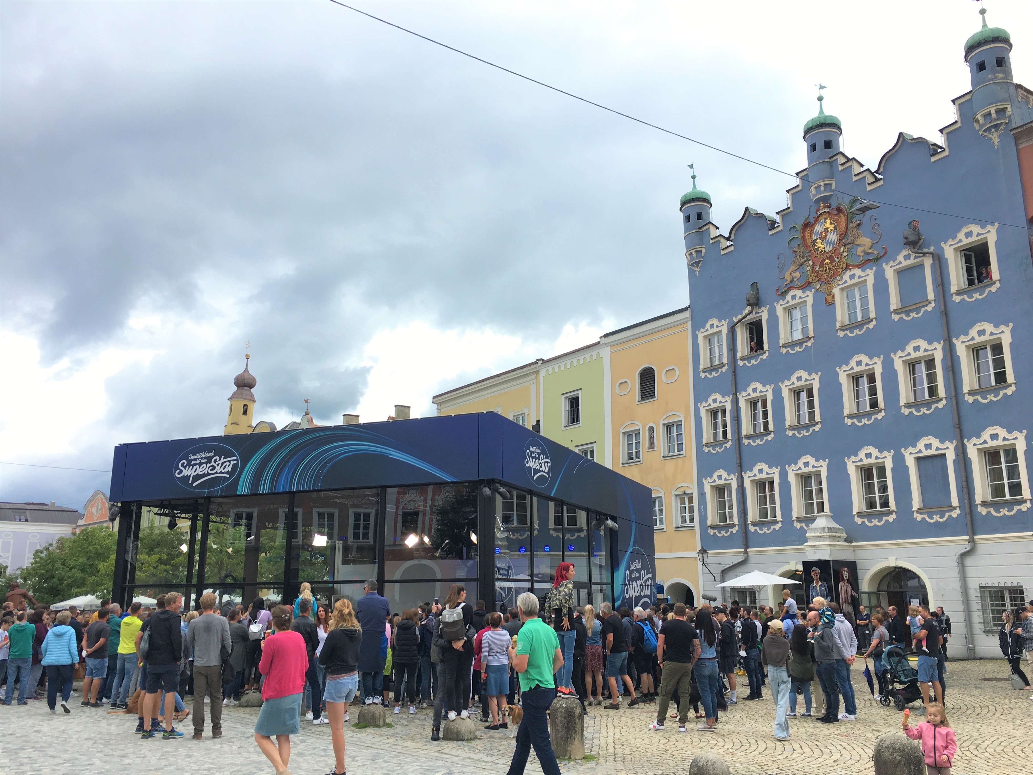 Casting DSDS am Burghauser Stadtplatz