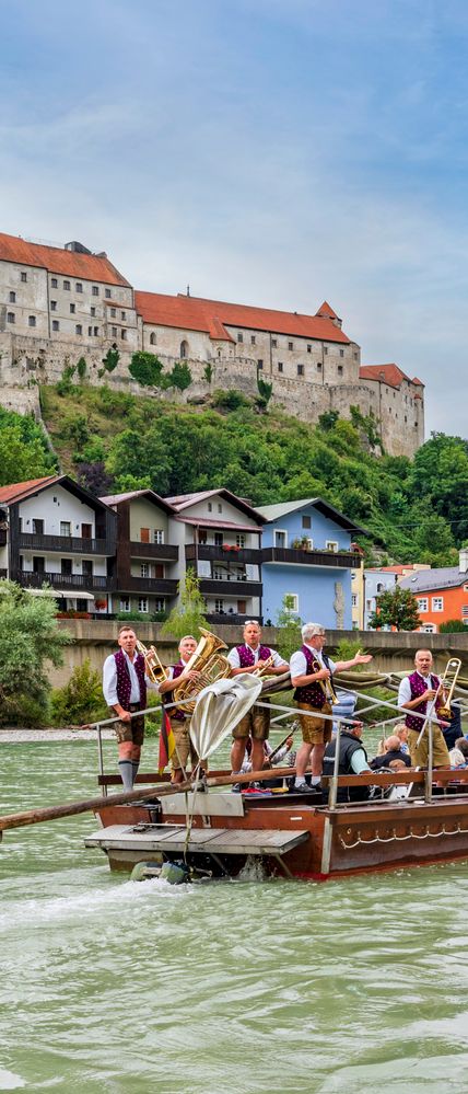 Plättenfahrt auf der Salzach