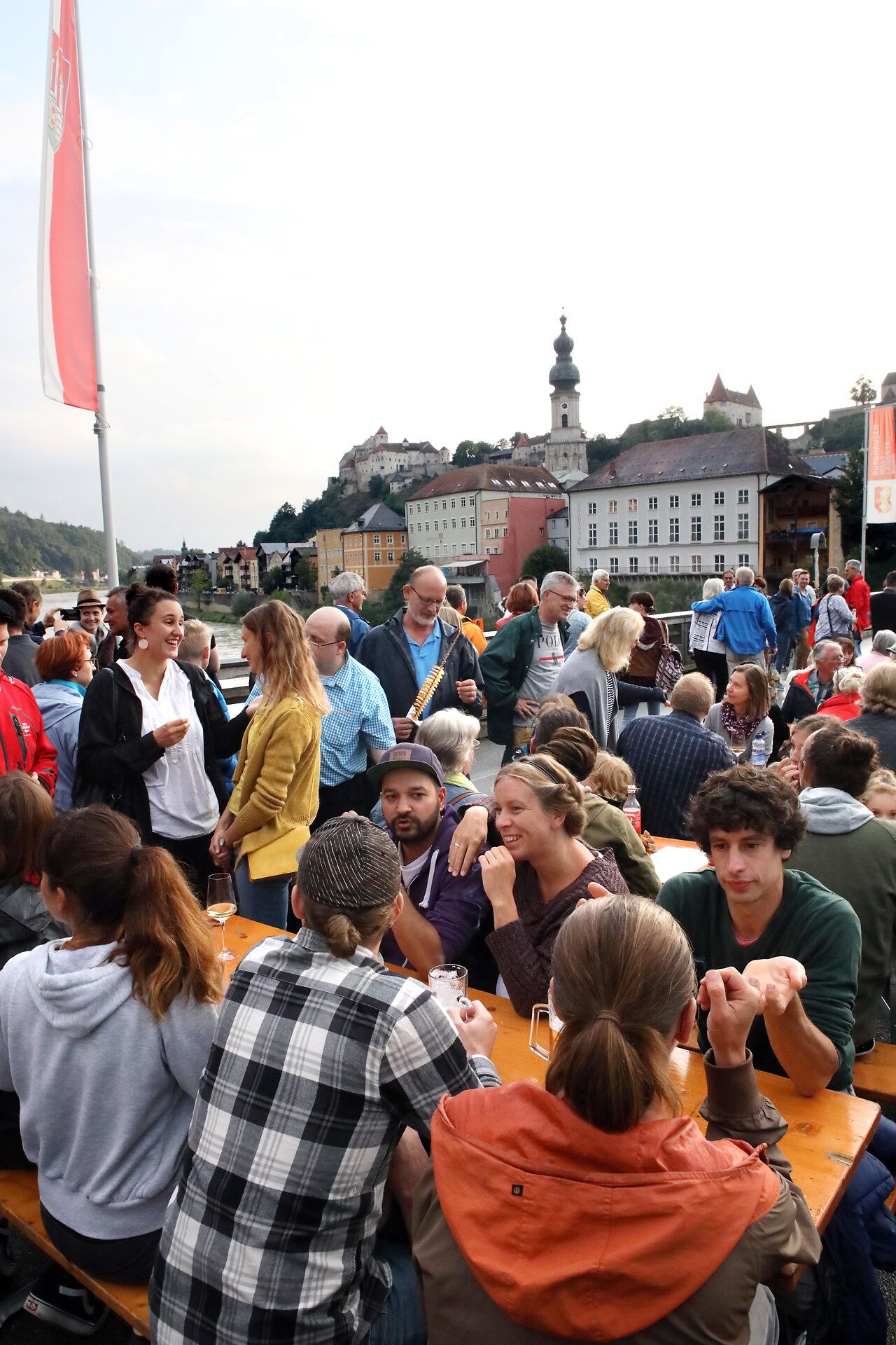 Brückenfest Burghausen - feiern mit den öberösterreichischen Nachbarn