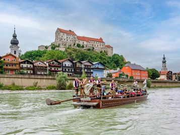 Plättenfahrt auf der Salzach