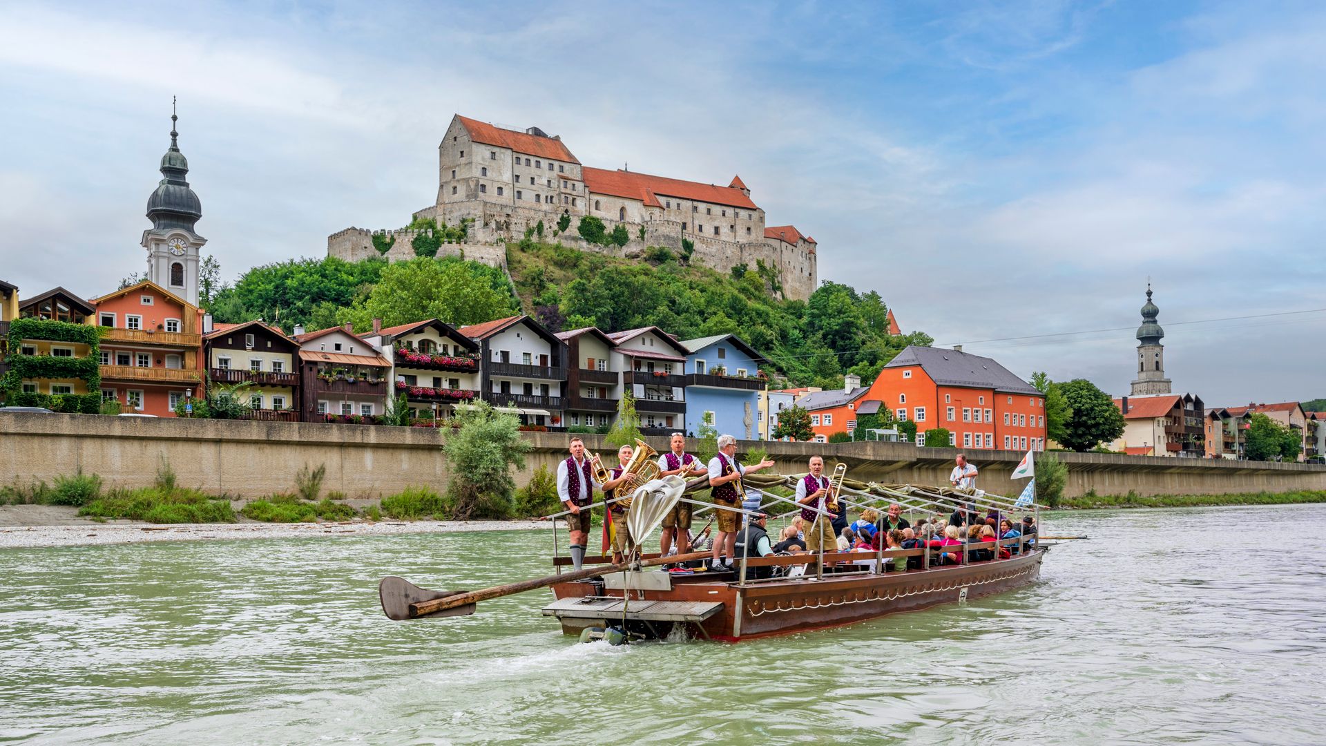 Plättenfahrt auf der Salzach